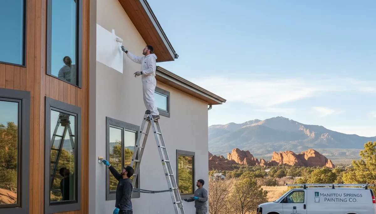 Professional house painters in Colorado Springs CO providing expert residential painting services