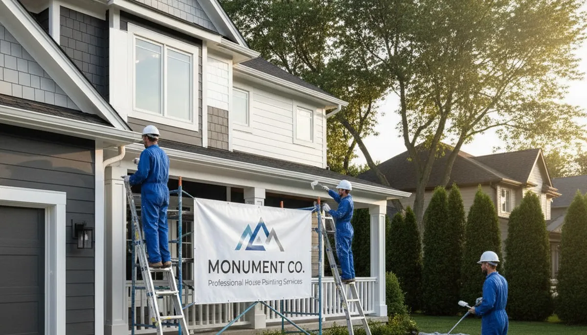 Professional house painters in Colorado Springs CO providing expert residential painting services