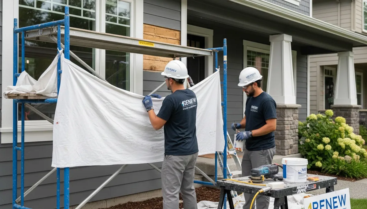 Professional wood rot repair service restoring home exterior in Colorado Springs, CO